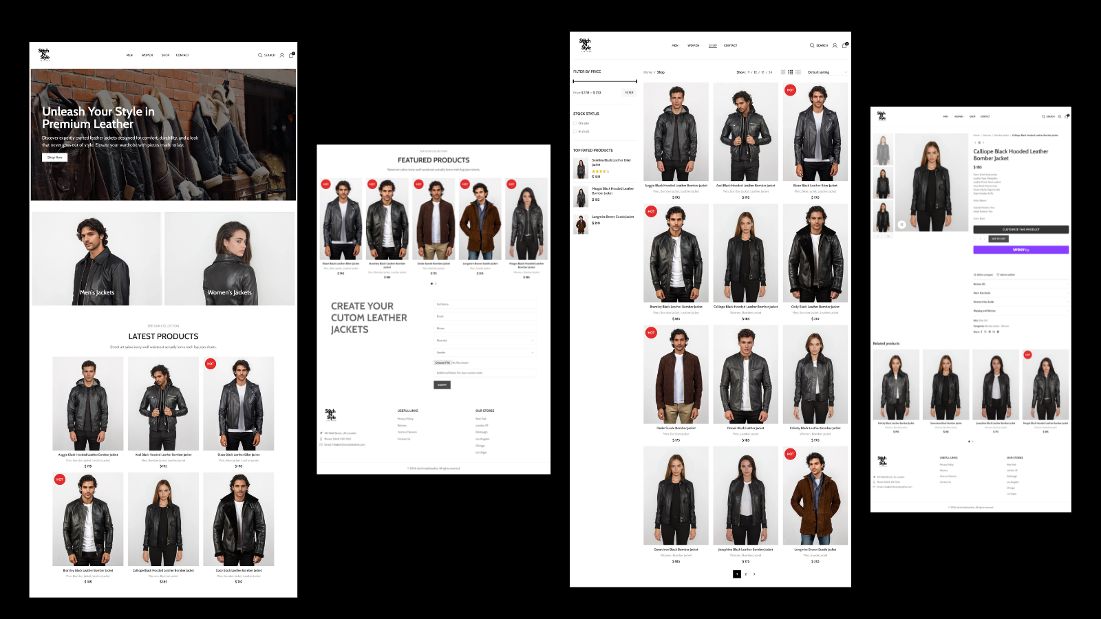 Ecommerce Website for Leather Brand (US)
