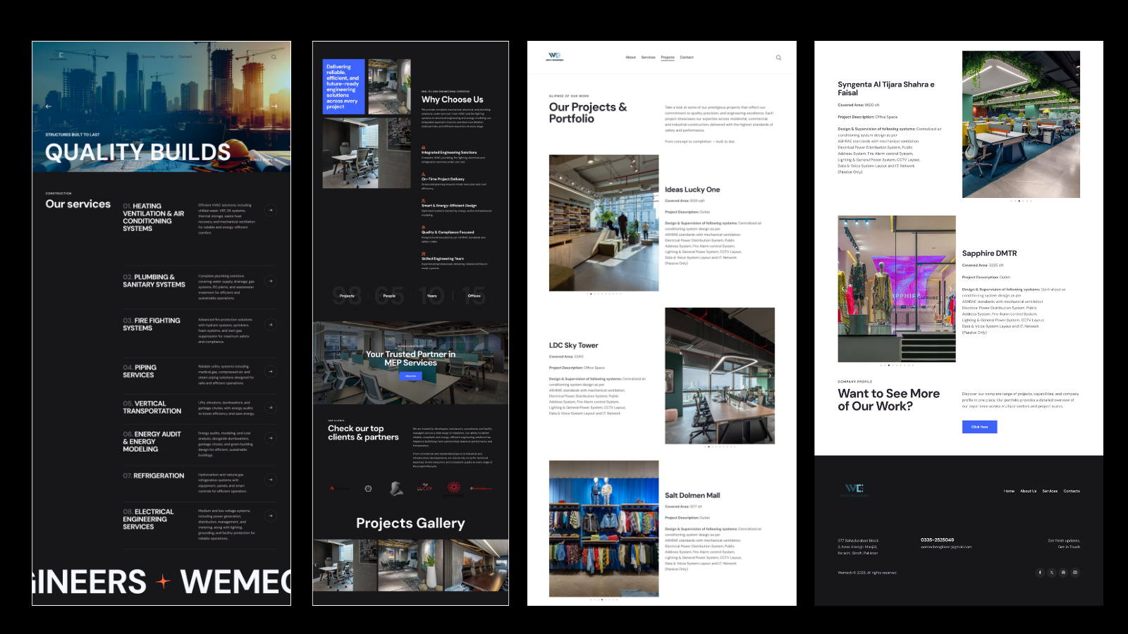 Website Development for MEP Engineering Company